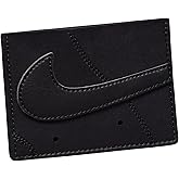 Nike Air Force 1 Slim Card Wallet – Sneaker-Inspired Compact Design with Logo Detail for Cards, Cash, and Everyday Use (Black, One Size)