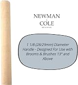 Newman and Cole Wooden Broom Handle 4ft 28-29mm Diameter Pack of 1 view 3
