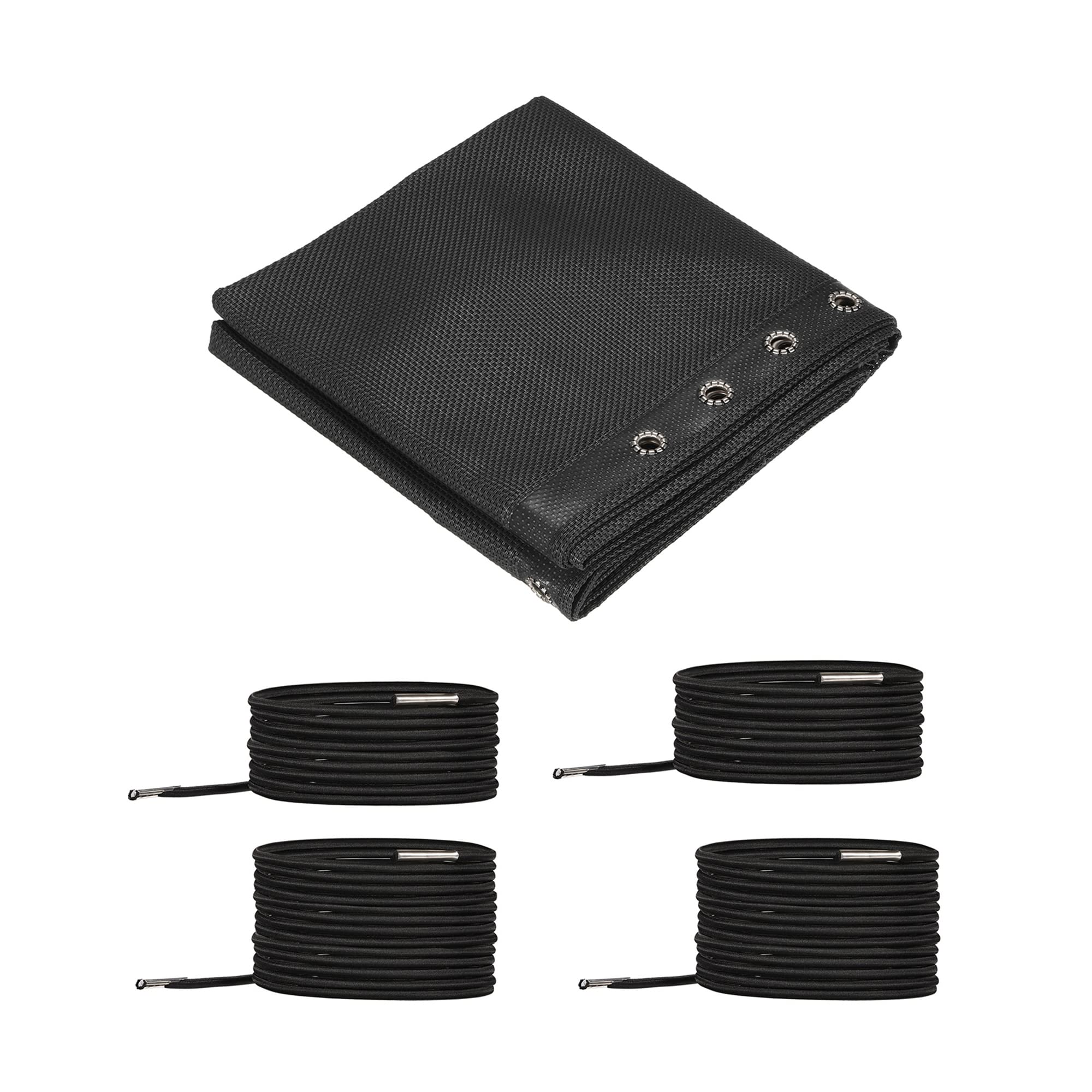 PATIKIL Gravity Chair Replacement Fabric, Anti-Gravity Chair Cloth Recliners Repair Tool Kit with Cord Lace for Patio Outdoor, Black