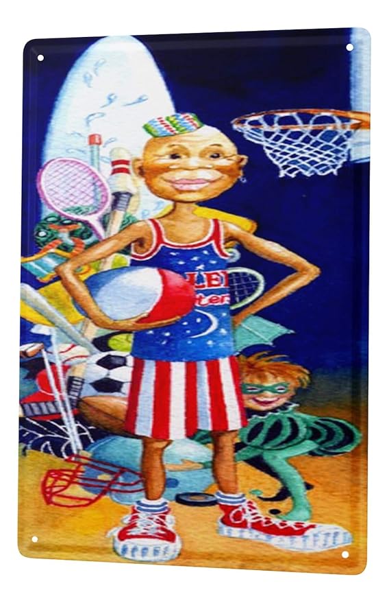 Cartel Letrero de Chapa XXL Retro Deco Equipamiento deportivo ...
