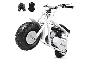 HOVER HEART Mini Bike, Gas Dirt Bike, Minibike, Gas Powered Mini Bikes for Adults, 99cc-4 Stroke Pit Bike with Led Light, Min Dirtbike, Motorcycle Max Load 200 Lbs, Max Speed 28 Mph, Age13+ Hoverheart