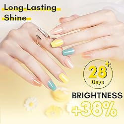 Makartt Gel Top Coat and Base Coat Kit: Clear Gloss