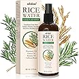 Rice Water Hair Oil with Rosemary Castor Oil Caffeine Biotin for Thickness Stronger, 100% Natuer Serum Oil for Men and Women