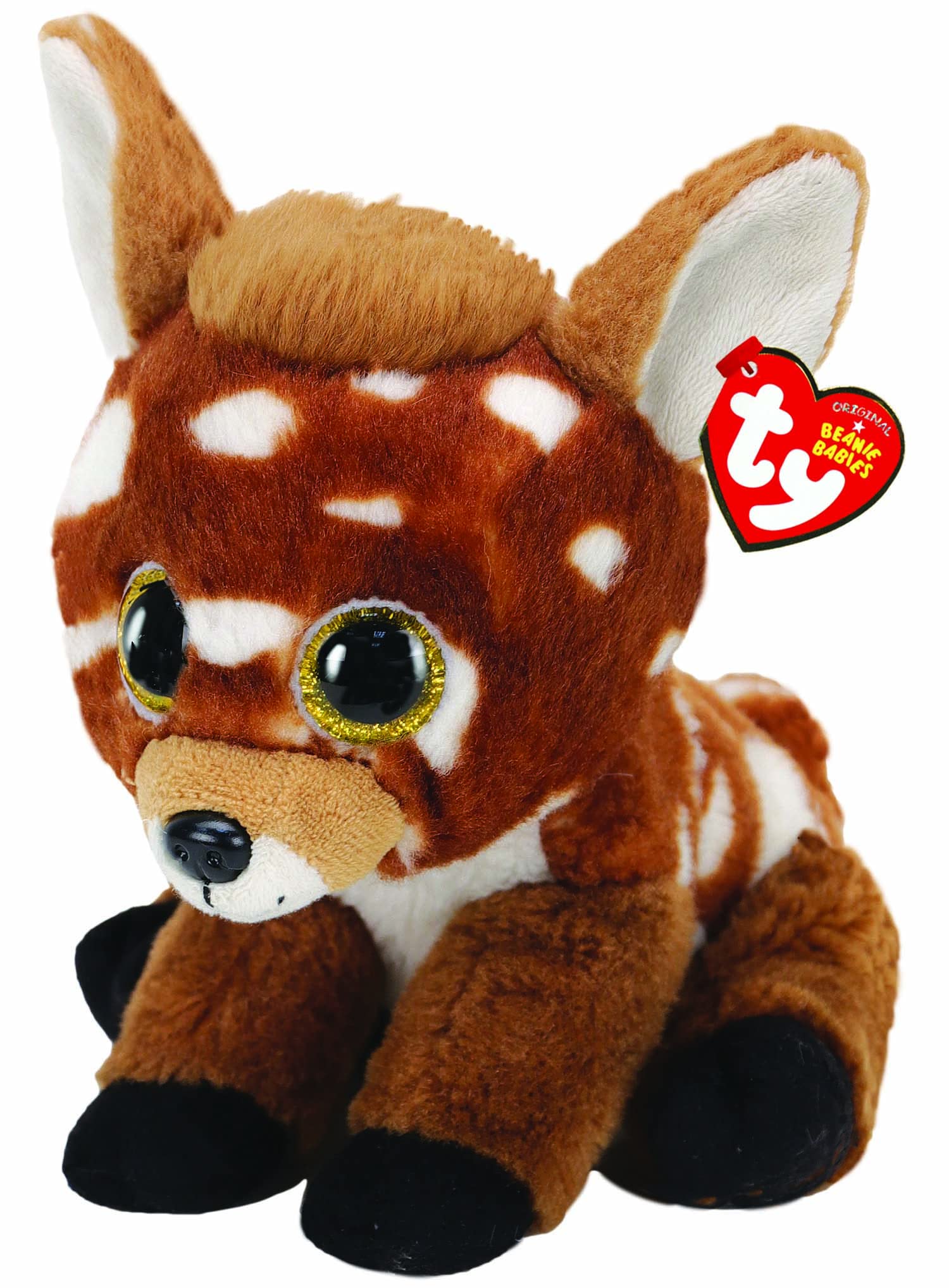 TY - Beanie Buddy Deer Buckley - 24 CM,Brown