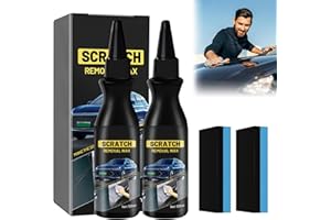 NOZUONODEI 2 PCS Car Scratch Repair Paste,Car Paint Scratch Repair Polishing Wax,Car Paint Scratch Repair,Car Paint Scratch Repair Wax, Premium Scratch Remover Kit with Sponge for Vehicles for Deep Scratches