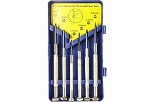 6 PCS Precision Screwdriver Set, Small Screwdriver Kit in case Precision Repair Tool Kit Pocket Size Screwdriver Kit Precisio