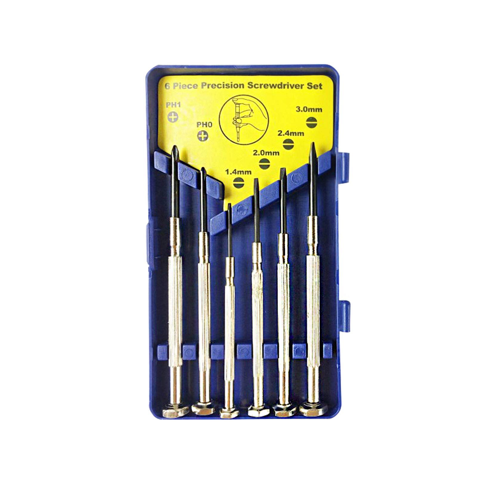 1 Pack Precision Screwdriver Set, Small Screwdriver Kit in case Precision Repair Tool Kit Pocket Size Screwdriver Kit Precision Mini Slotted Screwdriver Set for Jewelers Watchmaker iPhone
