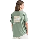 The North Face Womens Evolution Edge of Light Box NSE Short-Sleeve Tee | Regular Fit Cotton Shirt with Logo Graphic