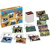 The Young Scientists Club Animal Tracks Game, At-Home STEM Kits For Kids Age 5 and Up, Animal Games for Young Scientists, Kid