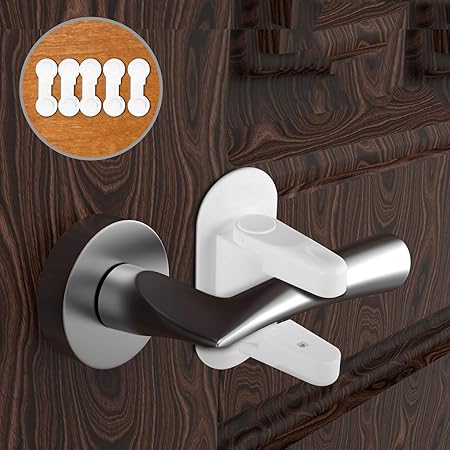 Cerradura De Puerta Corredera De Seguridad Para Ninos Juego De 4 Piezas Cerradura De Ventana Antirrobo Para Bebes Con Adhesivo 3m Evita Que Los Bebes Y Las Mascotas Abran Armarios Y Puertas