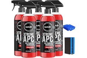 HEARUVE Xtreme Apc - Mad Xtreme Apc, Xtreme Apc Cleaner, Mad Detailing Xtreme Apc, Xtreme Apc All Purpose Degreaser, Xtreme Apc Cleaner Degreaser Gentle Cleansing for Car, Bathroom, Furniture (5)