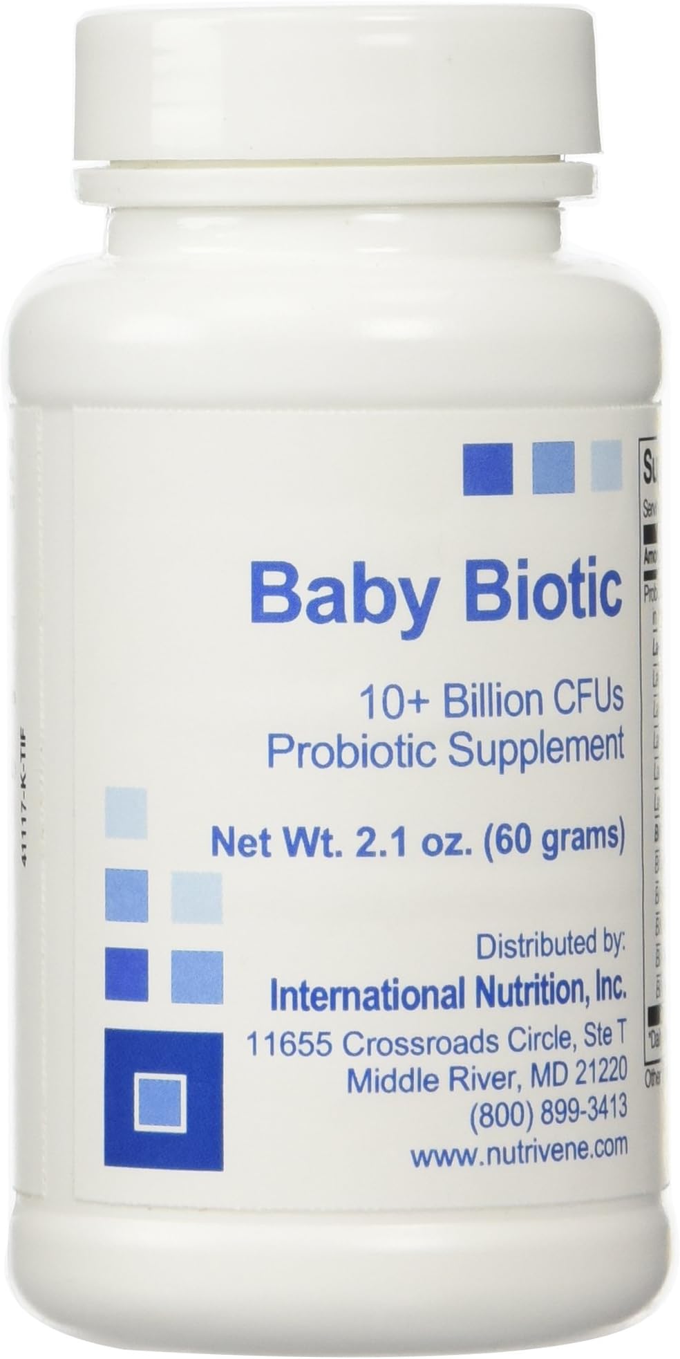Nutrivene - Baby Biotics Net Wt. 2.1 oz. (60 grams)