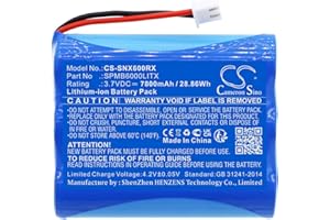DRAWBELL Replacement Battery for Spektrum Transmitter iX12, Transmitter NX6, Transmitter NX8 Part NO SPMB6000LITX（7800mAh/3.7V）