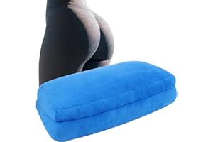 Auliaory BBL Pillow After Surgery for Butt, Brazilian Butt Lift Pillow Post Surgery, BBL Recovery Pillow for Sitting, Driving, BBL Pillow for Car, BBL Seat Cushion, BBL Post Surgery Supplies, Blue