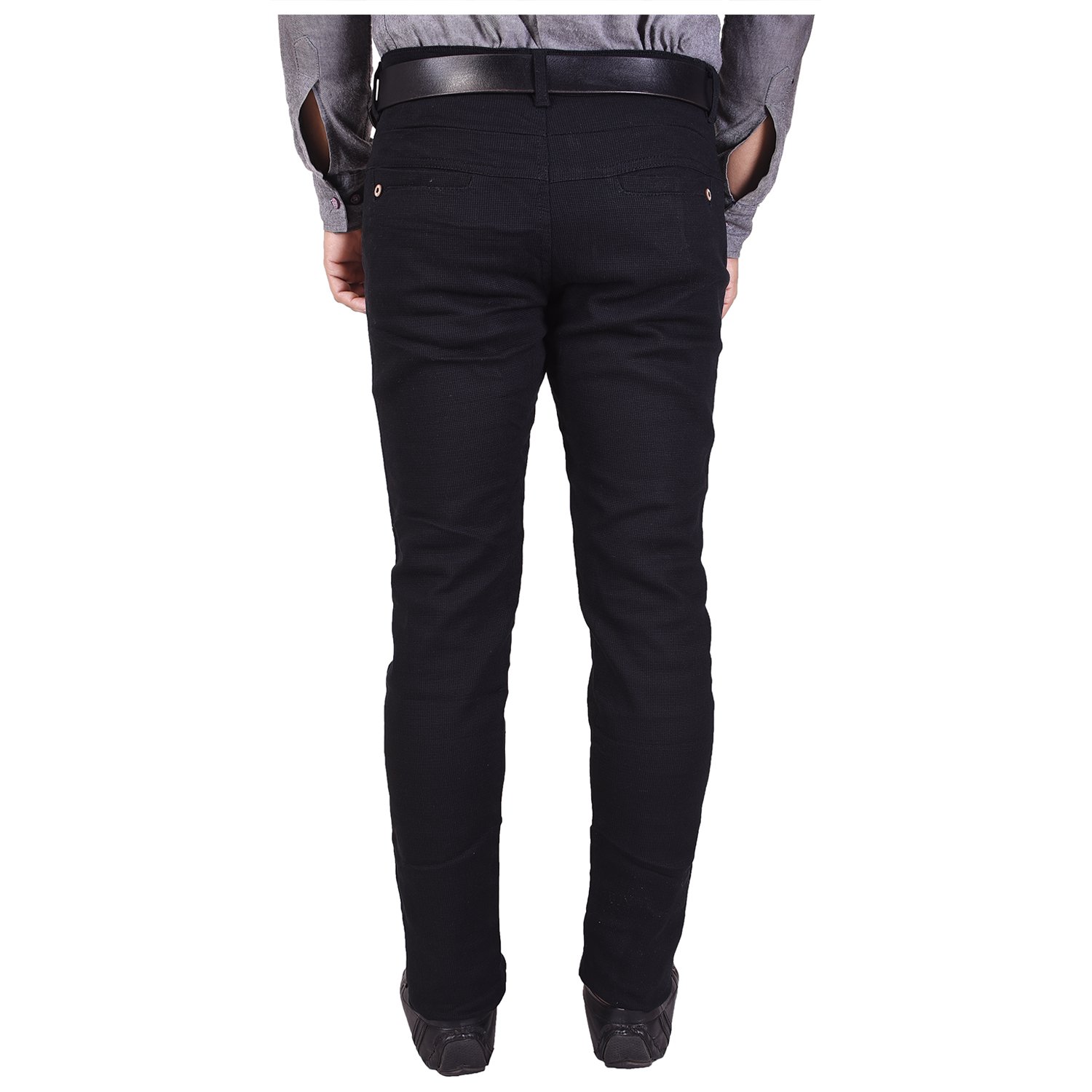 nation polo club men's slim fit cotton trouser grey