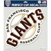 MLB San Francisco Giants 27564013 Perfect Cut Color Decal, 4" x 4", Black