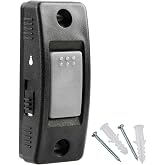 1x Wired 1-Button Push Control Replacement for LiftMaster 883LM | Garage Door Opener Wall Button Compatible with Chamberlain Craftsman Yellow Learn Openers, Wall Switch with Instructions