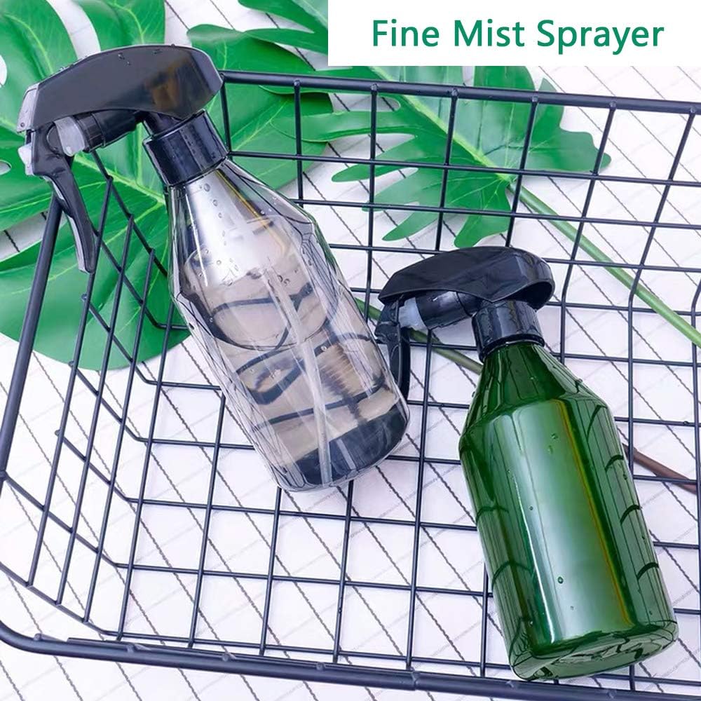 Long Spout Watering Can Indoor, Small Watering Cans for House Plants, Flowers, Succulents 40oz, with Plant Mister Spray Bottle 10oz(Green) : Garden & Outdoor