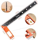 Preciva Carpenter Square Tool 16In/400mm Stainless Steel Angle Ruler view 5