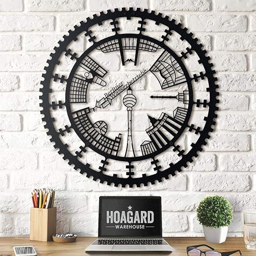 Hoagard Berlin Metal Wall Art 70 Cm X 70 Cm Arte De Pared