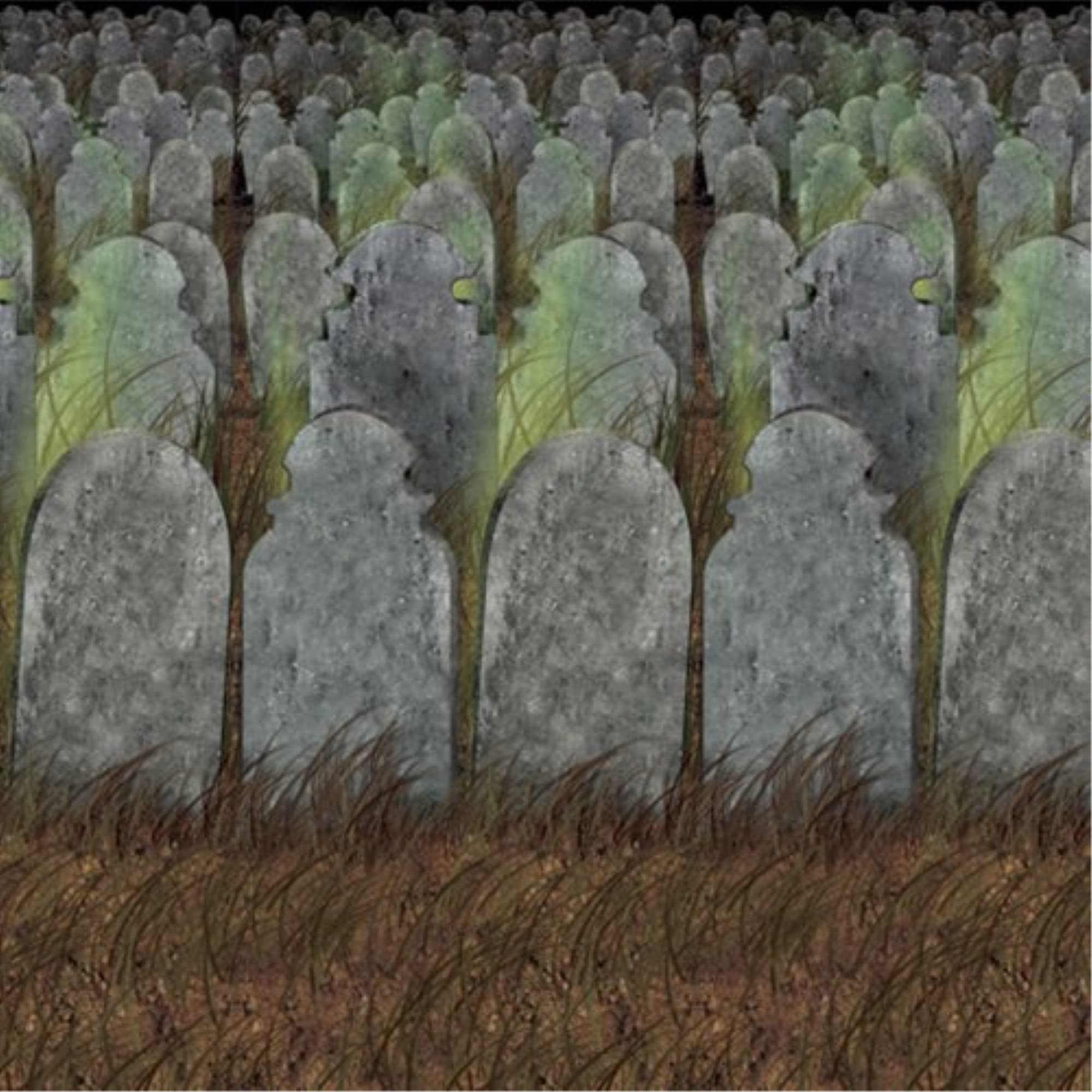 Beistle A Creation Graveyard Backdrop, Package of 1