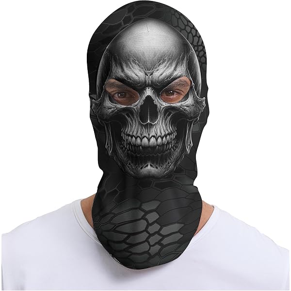 Red Eye Style Motorcycle Biker Balaclava Face Mask – Cotton Lycra – One Size – Gallanto
