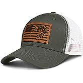 BBsoft Fishing Hat Fishing Gifts for Men Bass Fish Flag Gear Accessories Stuff Trucker Hat Snapback Baseball Cap