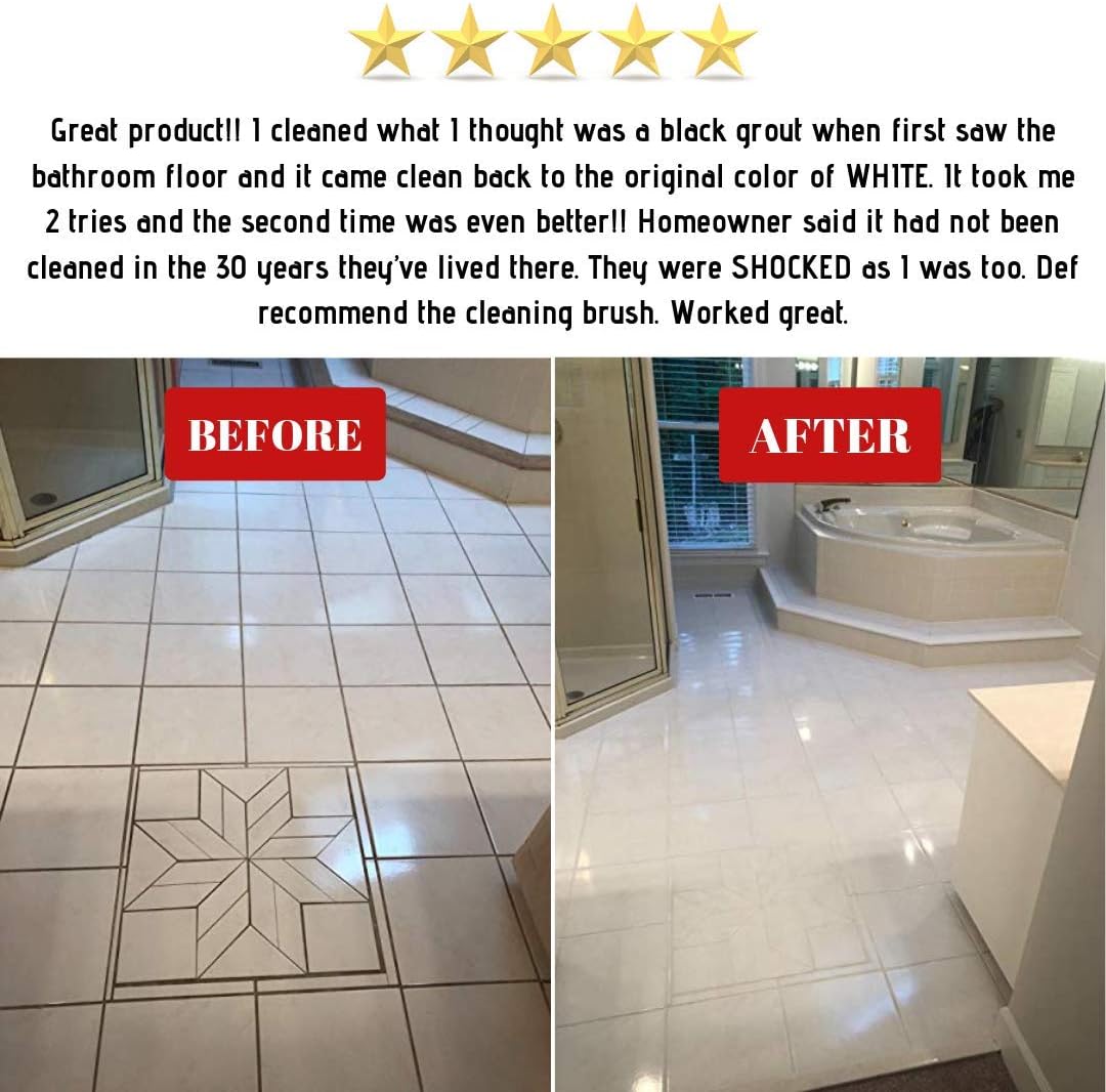 GroutEEZ Super HeavyDuty Tile & Grout Cleaner. Easy and Safe to Use