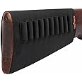 Tourbon Elastic Ammo Sleeve Shotgun Shell Holder Buttstock Rifle Cartridge Carrier for 30-06,45-70,.223,.308,30 30,7mm,8mm,300 Win,7.62,12GA, 22