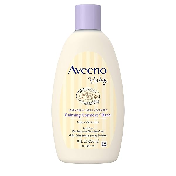 AVEENO BABY CALMING COMFORT BATH LAVENDER AND VANILLA — 8 FL OZ