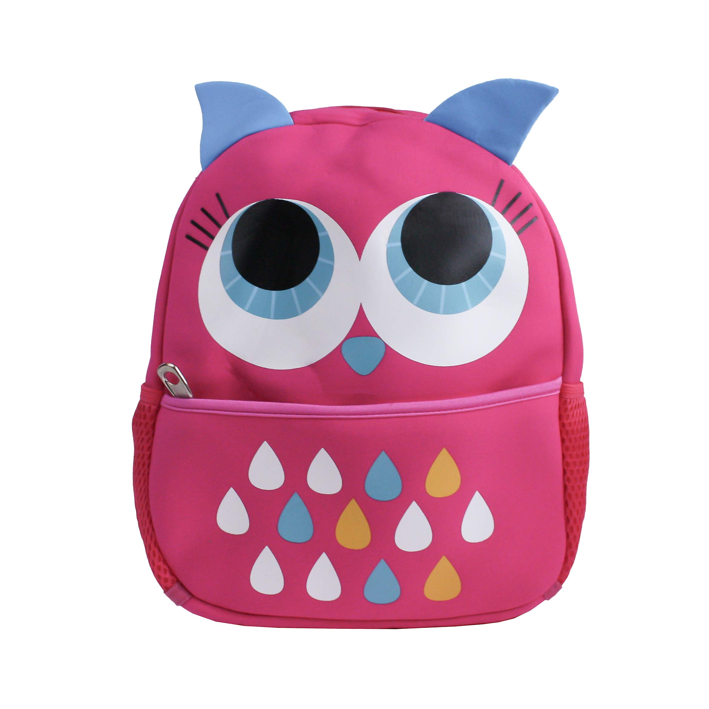 Emartbuy Kids Cute Smart Backpack Rucksack School Nursery Travel Bag - Owls Pink
