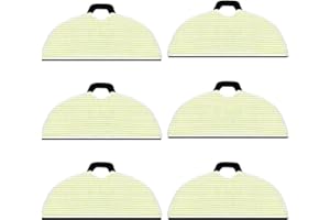 LVTENGAI 6-Pack Mop Pads Compatible for Shark Matrix Plus AI Ultra 2-in-1 Robot Vacuum AV2610WA, RV2610WA, AV2620WA, AV2630WA, RV2410WD