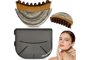 Lymphatic Contour Face Brush, Lymphatic Drainage Massager for Sculpting, Anti-Puffiness & Skin Glow, Ergonomic Design for All