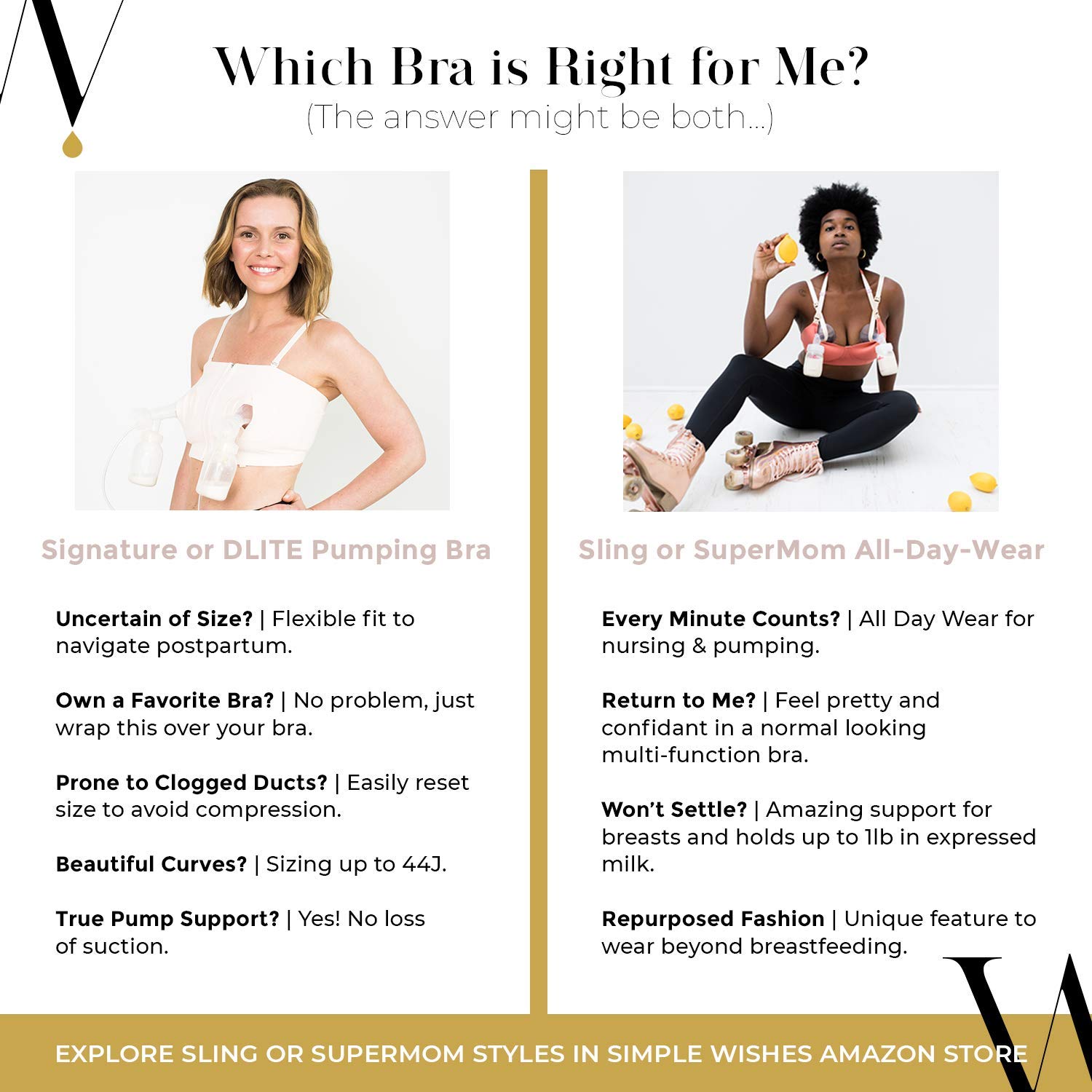 simple wishes pumping bra