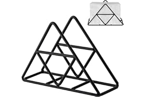 D-buy Modern Metal Triangle Napkin Holder for Table, Napkin Rack, Napkin Stand, Paper Napkin Holder for Kitchen Dining Farmho