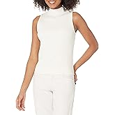 Vince Women's Slvls Ribbed Mock Nk