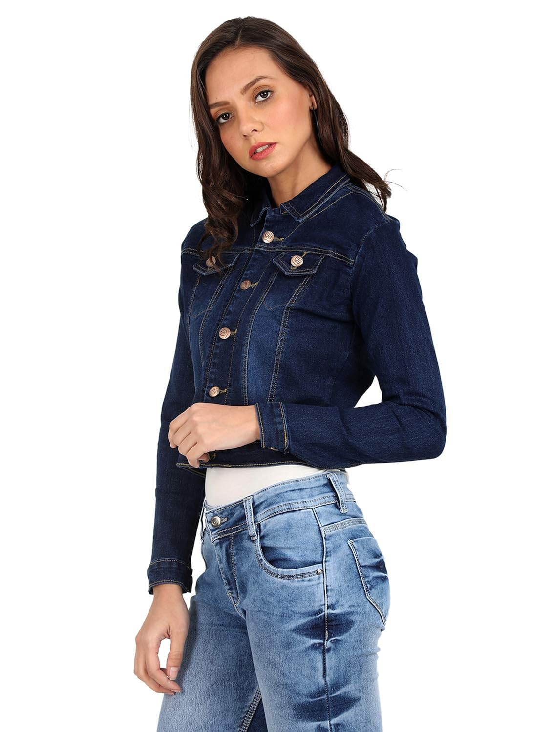 broadstar women denim jacket