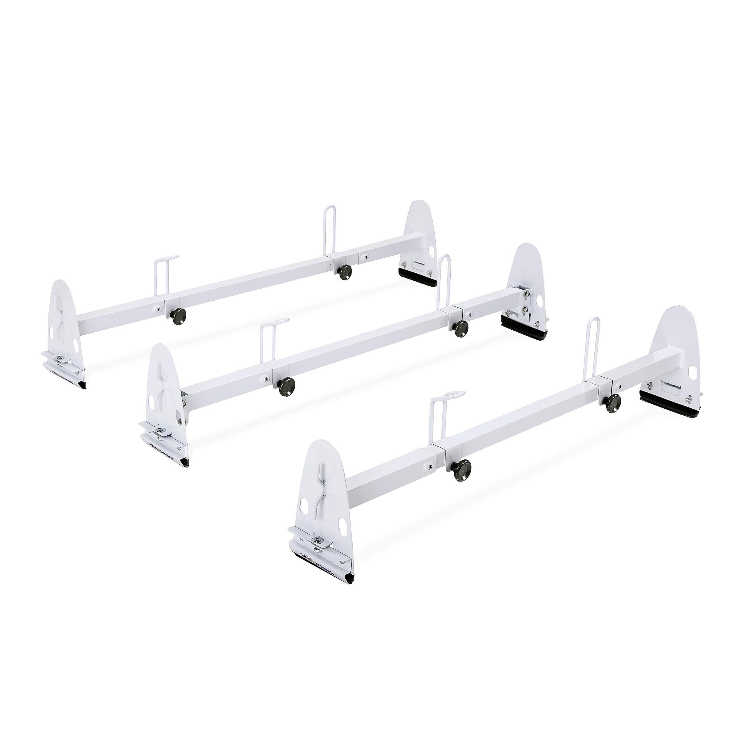 AA-Racks Model X27 Rain-Gutter Van Roof Racks Square 3 Bar Set with ...