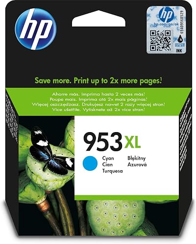 HP 953XL Original High Performance Cyan Ink Cartridge XL