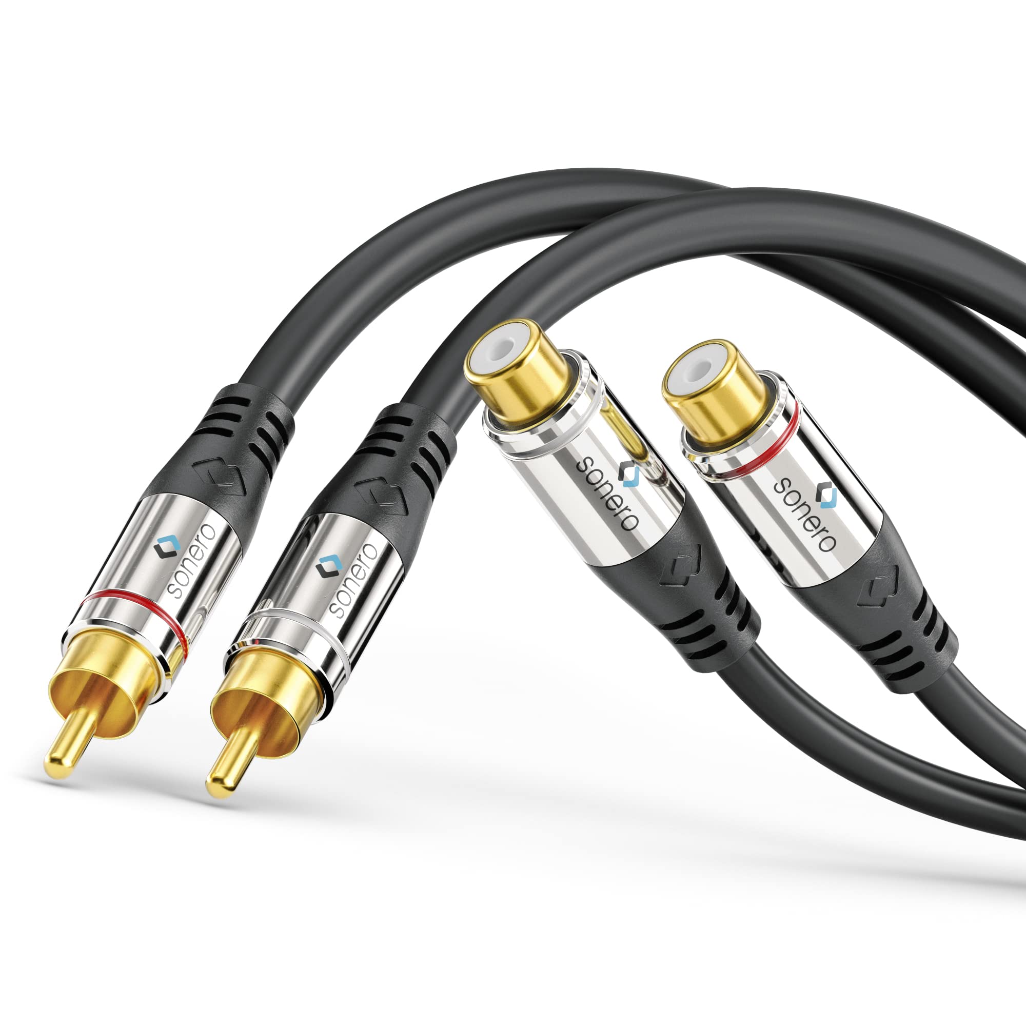 Sonero 2x RCA Stereo Extension 10.0 m