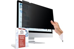 Privox 21.5" Computer Privacy Screen Filter for 16:9 Widescreen Monitor - Premium Quality Anti-Glare Computer Screen Cover - 