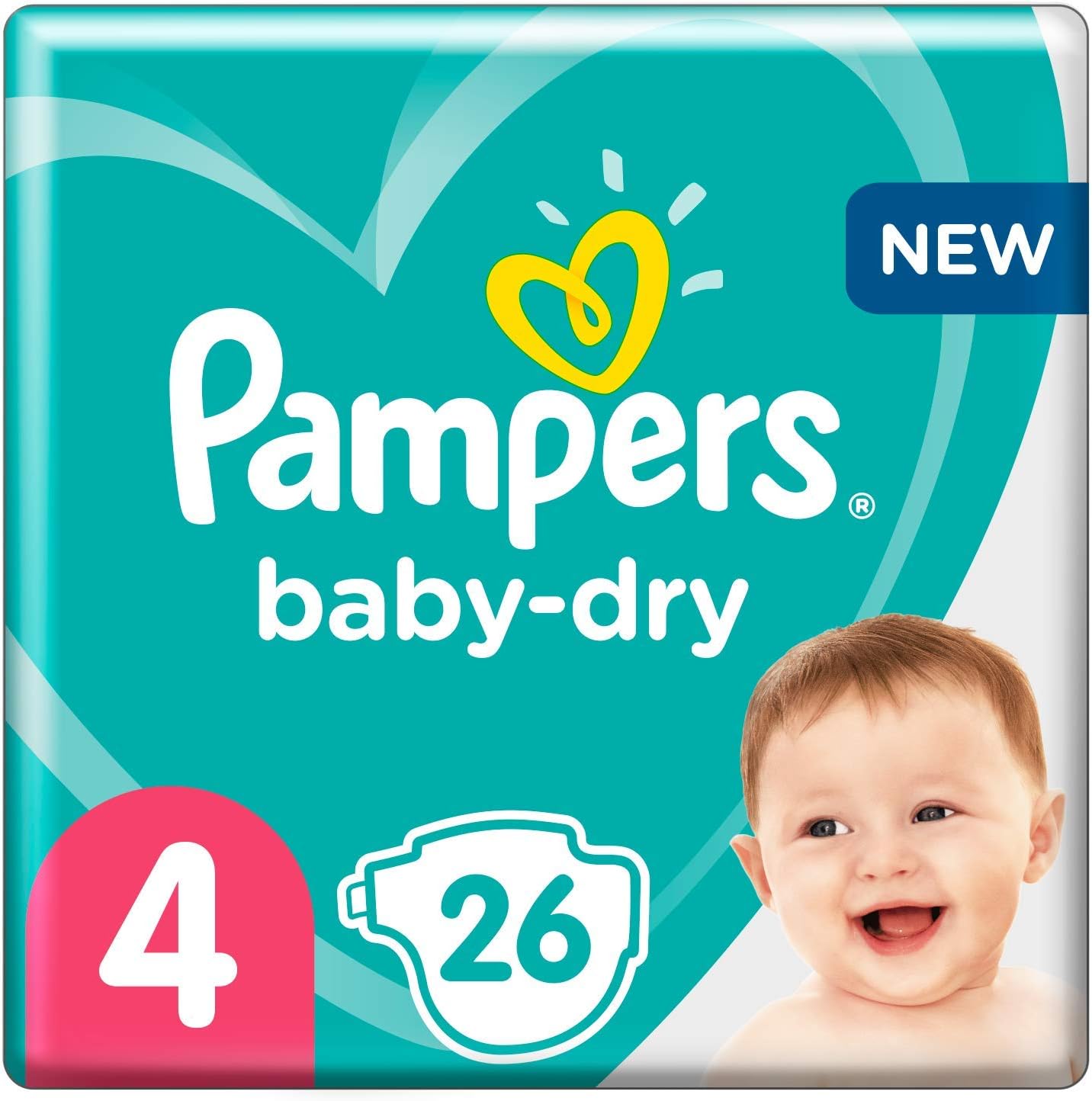 Pampers 81715568 Baby-Dry Pants Nappies, White, Size 4 (Pack of 26), Size 4 (Pack of 26) - Image 4
