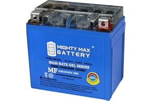 Mighty Max Battery YTX5L-BS GEL -12 Volt 4 AH, GEL Type, 80 CCA, Rechargeable Maintenance Free SLA AGM Motorcycle Battery