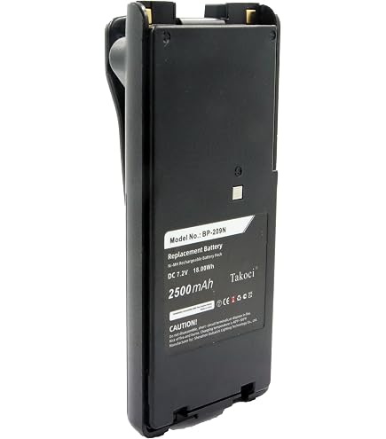 thumbnail image 2 of Replacement Battery For Icom IC-A6 IC-A6E IC-A24 IC-A24E IC-F30FS IC-F30GT IC-F30GS IC-F40GT IC-F40GS BP-209 BP-210 BP-222 BP-209N BP-210N BP- 222N 2500mAh 2 of 11