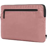 Incase Compact Laptop Sleeve with Flight Nylon - 14-inch MacBook/Laptop & iPad/Tablet Sleeve - Faux Fur Lining, Lightweight, Durable, Weather Resistant, Slip Pocket for Accessories - Aged Pink