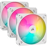 CORSAIR iCUE AR120 RGB Digital 120mm ARGB-Compatible Fans - Triple Fan Kit - White