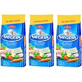 Vegeta No MSG Food Seasoning - #1 Food Seasoning in Europe - 17.6 oz, 3 pk | All-purpose food seasoning for meat, fish, vegetables, roast, stew, soup. No MSG. No Gluten. No GMO. Vegan. Made in Croatia.