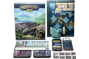 CrowD Games | Nippon: Zaibatsu Emperor's Edition | 1-4 Players | Ages 15 and up | Playtime 60-120 min | Deep Euro Game | Econ