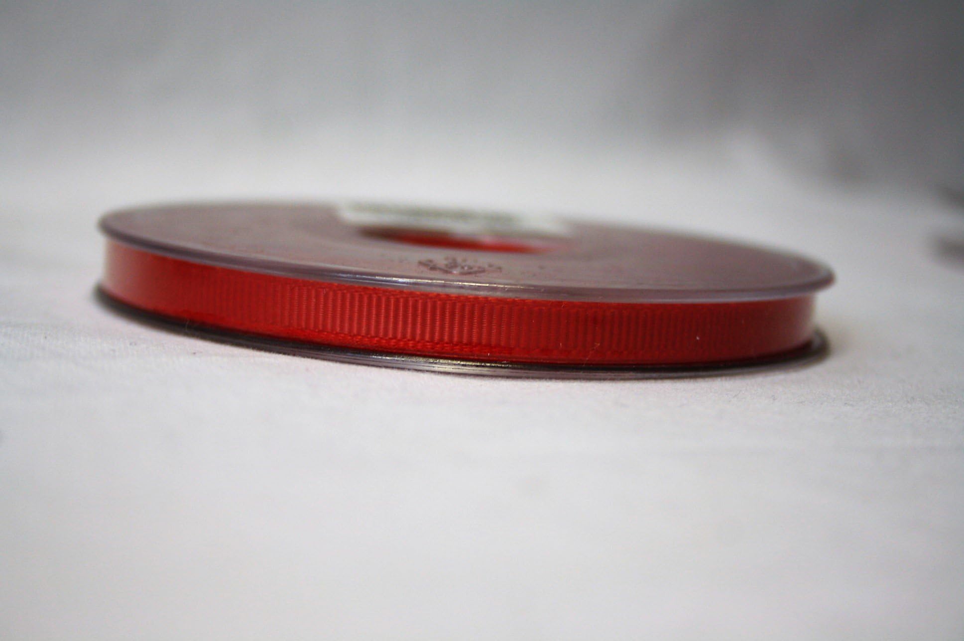 6mm x 20m Grosgrain Ribbon-Red