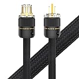 Audiocrast HiFi Power Cable, Hi-End Braided Sleeve